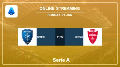 How to watch Empoli vs Monza live stream in Serie A 2023-2024