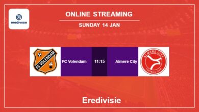 Where to watch FC Volendam vs Almere City live stream in Eredivisie 2023-2024