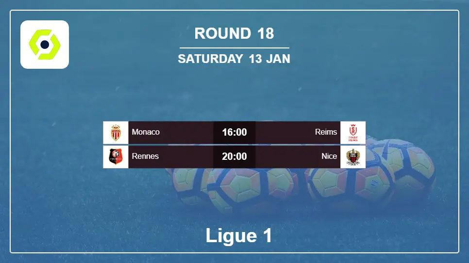 France Ligue 1 2023-2024 Round-18 2024-01-13 matches