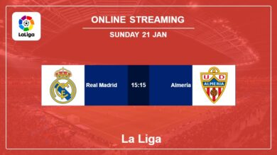 How to watch Real Madrid vs Almería live stream in La Liga 2023-2024