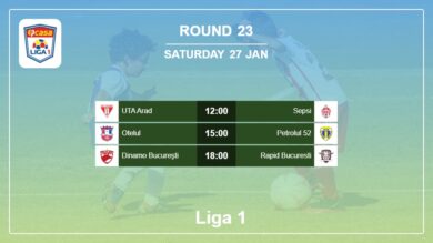 Round 23: Liga 1 H2H, Predictions 27th January