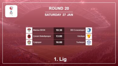 1. Lig 2023-2024 H2H, Predictions: Round 20 27th January