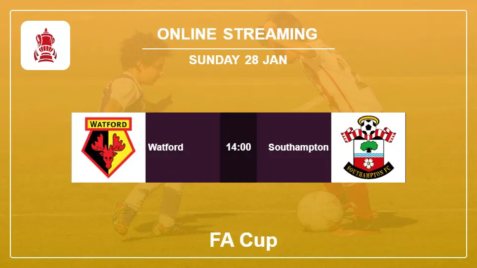 Watford-vs-Southampton online streaming info 2024-01-28 matche