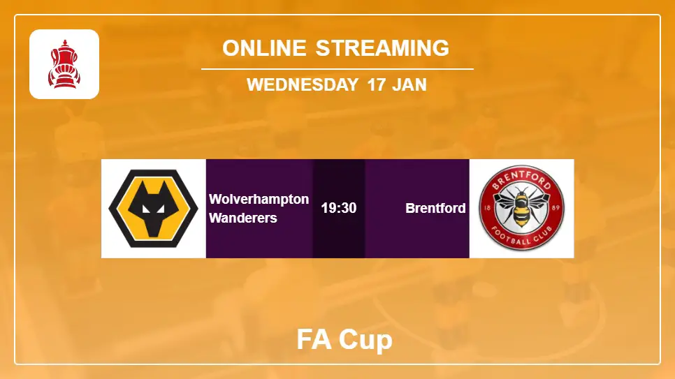 Wolverhampton-Wanderers-vs-Brentford online streaming info 2024-01-17 matche