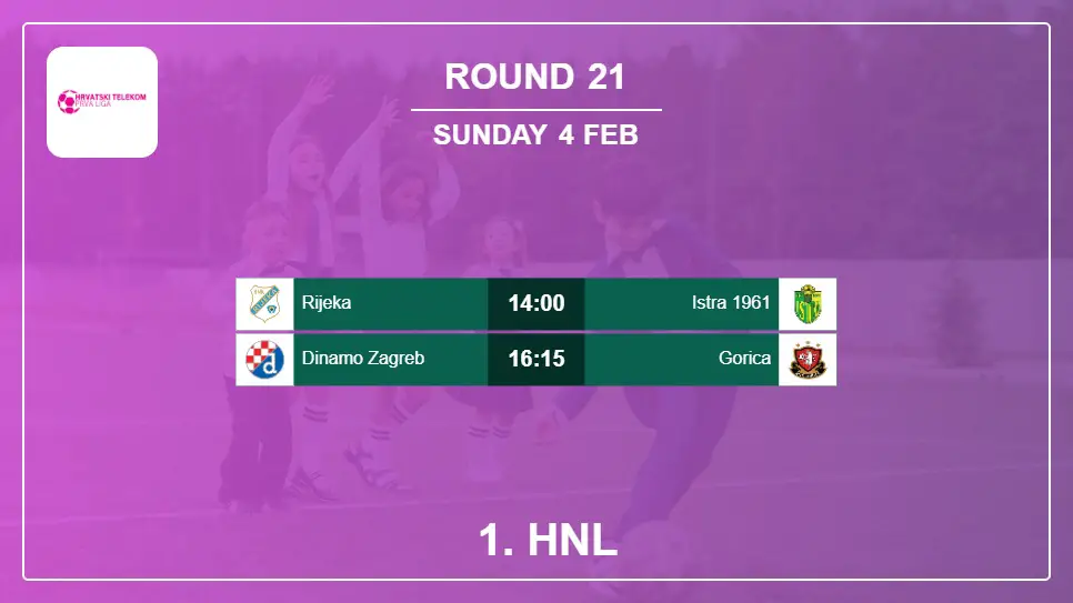 Croatia 1. HNL 2023-2024 Round-21 2024-02-04 matches